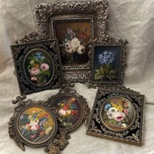 Floral Miniature in an Ornate Frame